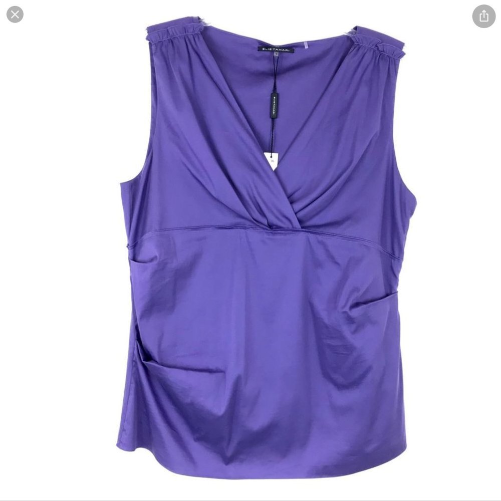 Elie Tahari Sleeveless Blouse Top